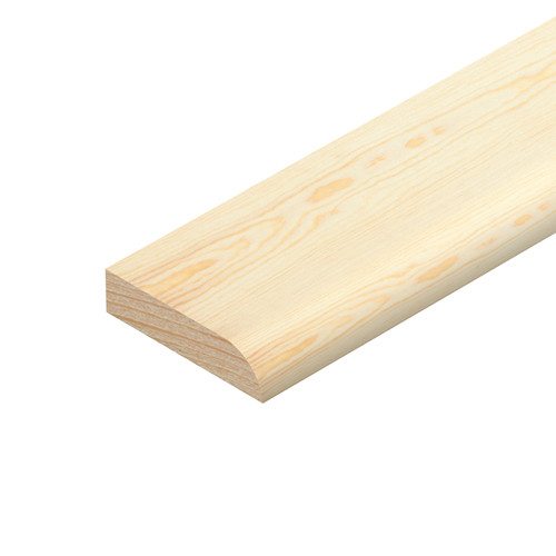 34mm x 9mm x 2400mm - Pine Round One Edge Cover