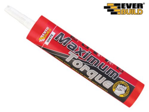 Everbuild Maximum Torque Adhesive White 290ml