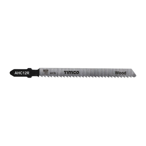 Timco T101BR Jigsaw Blades - Wood Cutting - HCS Blades (AHC12R) - 5 Pieces Pack
