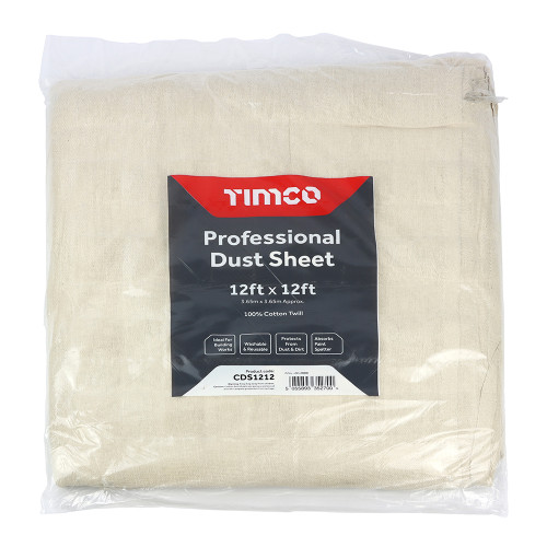 Timco 12ft x 9ft Professional Dust Sheet (CDS129)