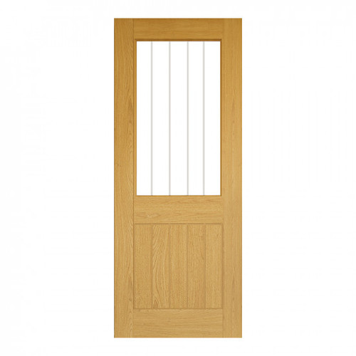Deanta Ely Prefinished Oak 1L Half Glazed Interior Door