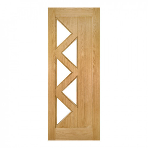 Deanta Ely Prefinished Oak 5L Glazed Interior Door