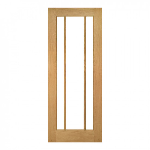 Deanta Norwich Unfinished Oak Glazed Interior Door