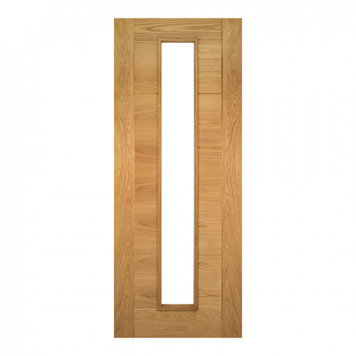 Deanta Seville Prefinished Oak 1L Glazed Interior Door