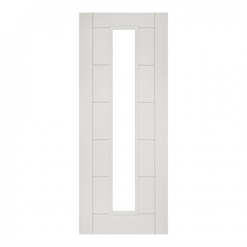 Deanta Seville White Primed 1L Glazed Fire Door