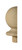 Richard Burbidge WONC2HALF - White Oak Ball Half Newel Cap 90