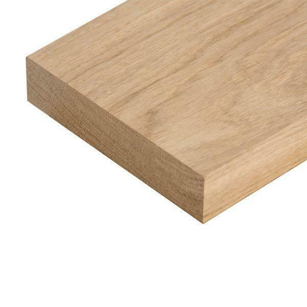 25mm (1 inch) Thick Planed Square Edge (PSE) American White Oak