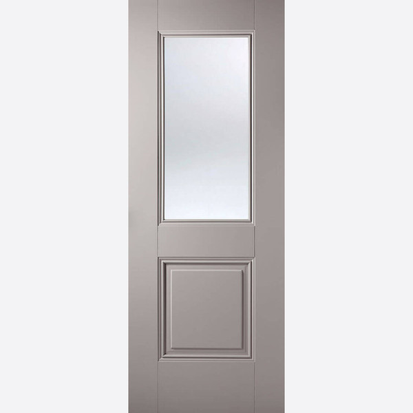 LPD Arnhem 1L Primed Plus Silk Grey Doors