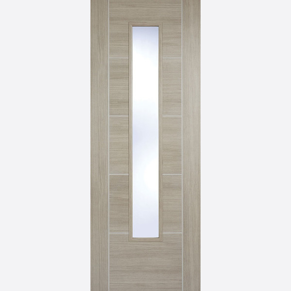 LPD Vancouver Laminated Glazed Light Grey Laminated Doors