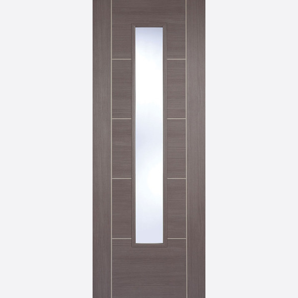 LPD Vancouver Laminated Glazed Medium Grey Laminated Doors