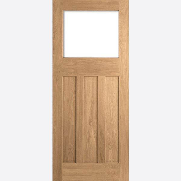 LPD DX 30s Unglazed Unfinished Oak Doors