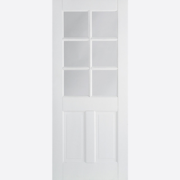 LPD Canterbury 2P 6L Primed White Doors