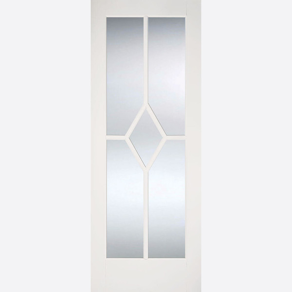 LPD Reims Glazed Primed White Doors