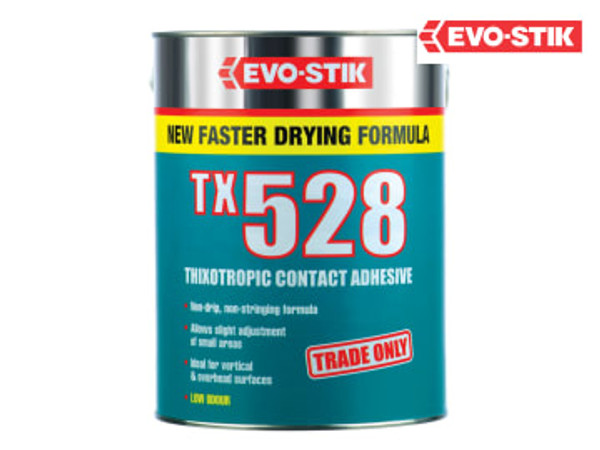 EVO-STIK (30812991) TX528 Thixotropic Contact Adhesive 5 Litre