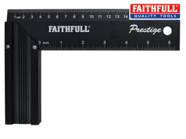 Faithfull (FAICS8CNC) Prestige Try Square Black Aluminium 200mm (8in)