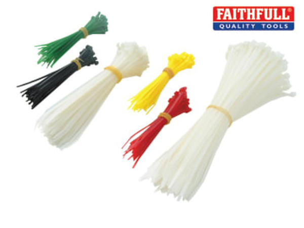 Faithfull (FAICT400) Cable Ties (Barrel Pack 400)