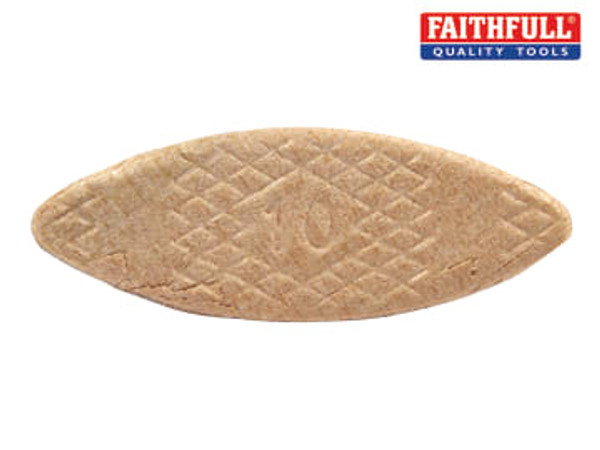 Faithfull (FAIDOWBIS10) Biscuit Wood No 10 (Tub 125)