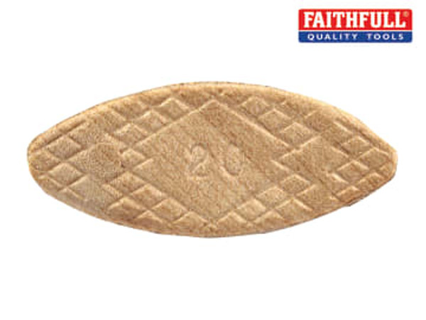 Faithfull (FAIDOWBIS20) Biscuit Wood No 20 (Tub 100)