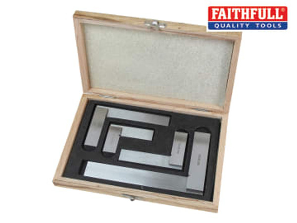 Faithfull (FAIESSET4) Engineer's Squares Set, 4 Piece