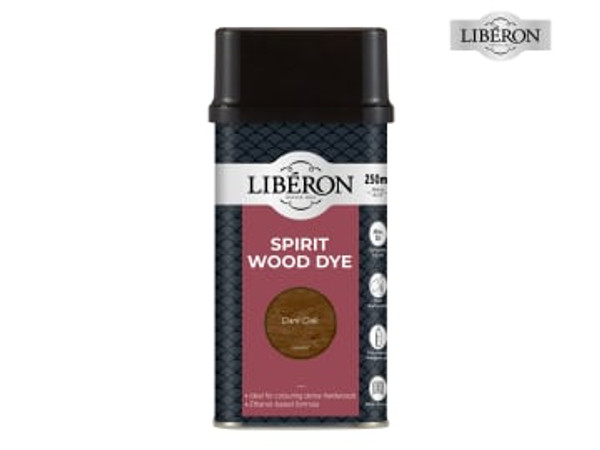 Liberon (014432) Spirit Wood Dye Dark Oak 250ml