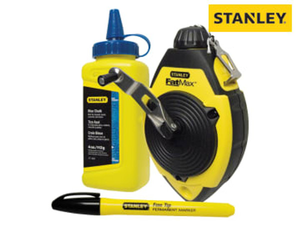 STANLEY (0-47-681) FatMax Chalk Line Set 30m