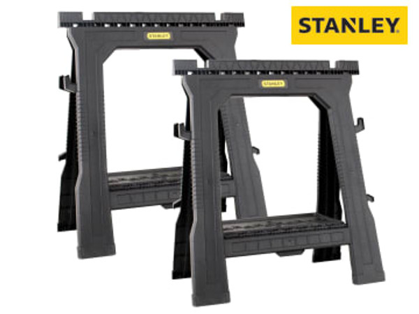 STANLEY (STST1-70713) Folding Sawhorses (Twin Pack)