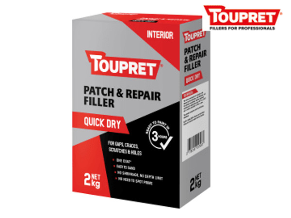Toupret (FGREB02GB) Quick Dry Patch & Repair 2kg