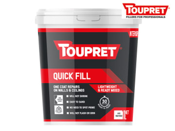 Toupret (TTREDLP01GB) Quick Fill (Interior) 1 litre
