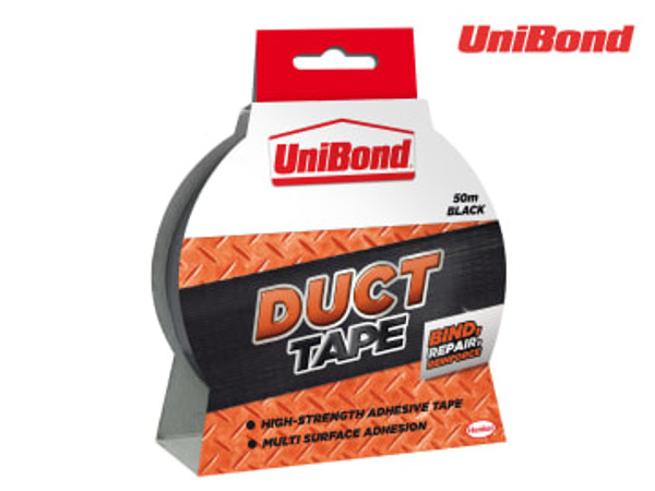 UniBond (2675776) DIY Duct Tape Black 50mm x 50m