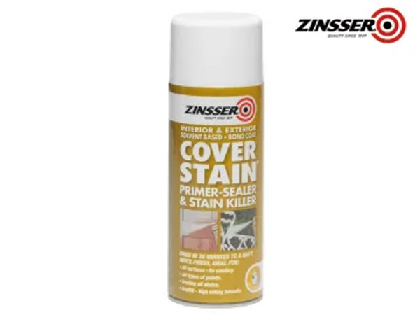 Zinsser (ZN7140001E8) Cover Stain Primer - Sealer Aerosol 400ml