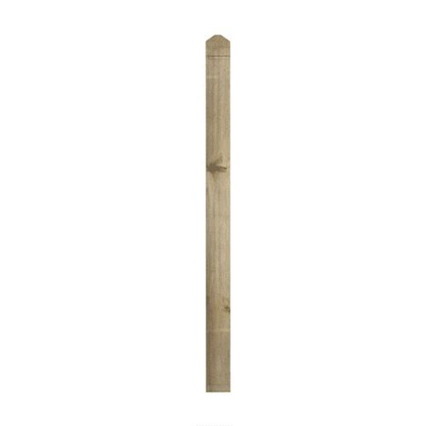 83mm x 83mm x 1250mm | Treated Pine Chamfered and Beaded Deck Newel Post