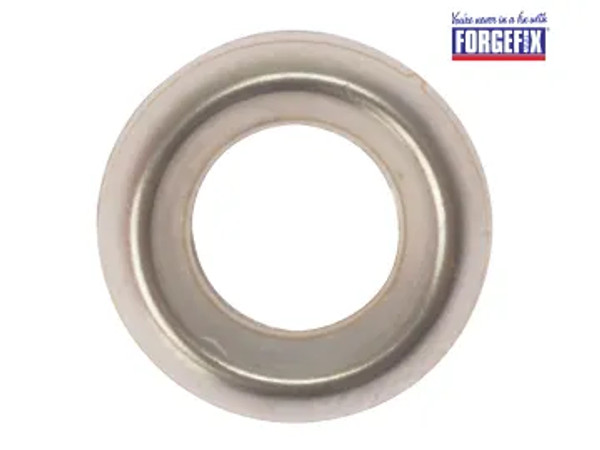 ForgeFix Screw Cup Washers - Solid Brass Nickel Plated