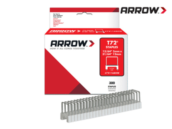Arrow T72 Clear Insulated Staples