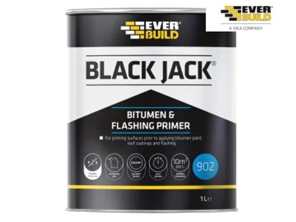Everbuild Black Jack 902 Bitumen & Flashing Primer