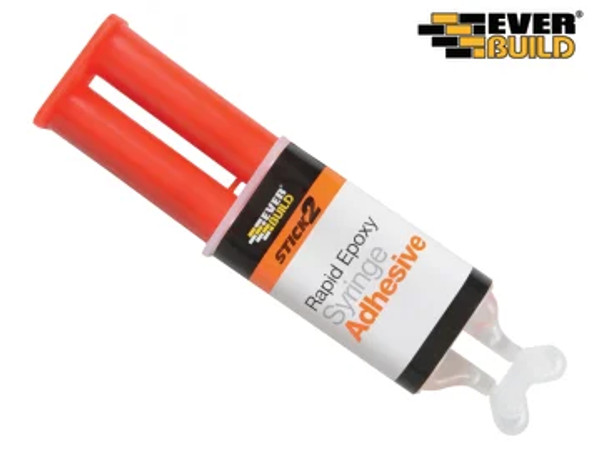 Everbuild STICK2 Rapid Epoxy Syringe 24ml