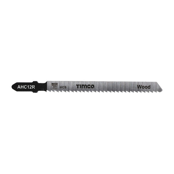 Timco T101BR Jigsaw Blades - Wood Cutting - HCS Blades (AHC12R) - 5 Pieces Pack