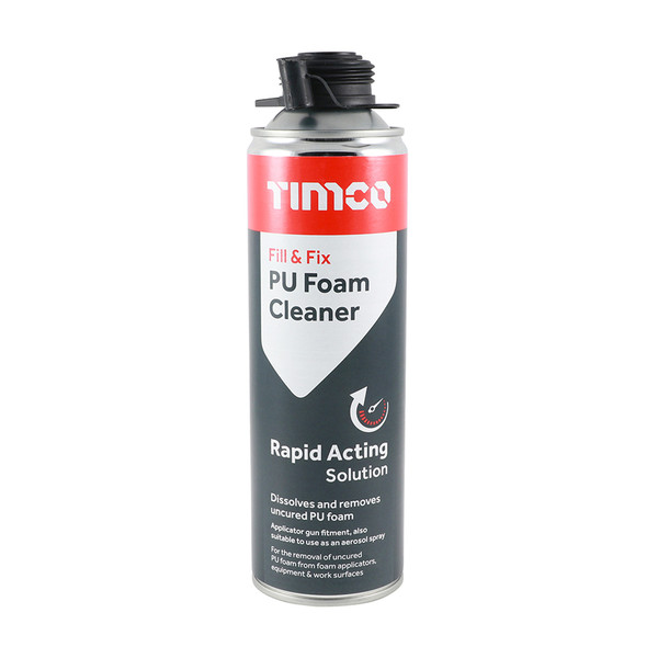 Timco 500ml Fill & Fix PU Foam Cleaner (247893)