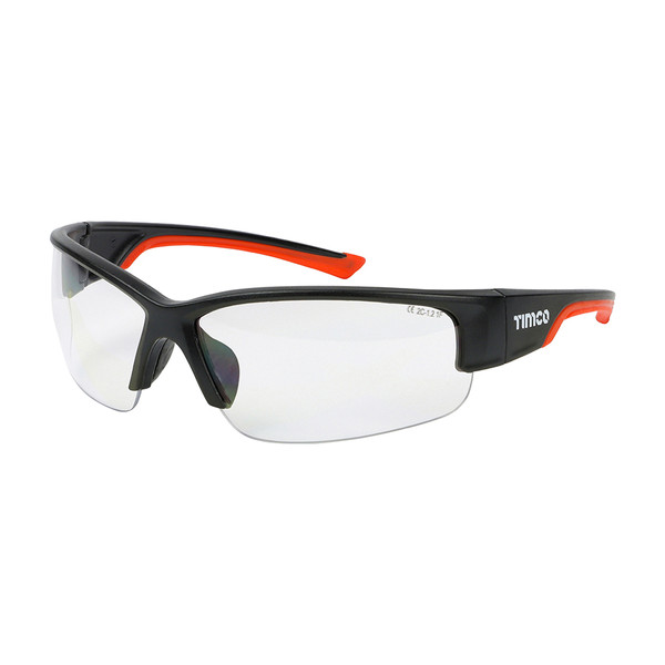Timco One Size Premium Safety Glasses - Clear (770379)