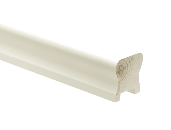 Richard Burbidge HDR4200/32W - 32mm White Primed Grooved Handrail 59 59 4200