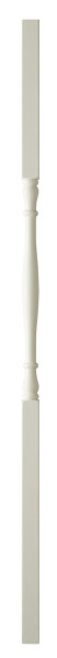 Richard Burbidge EM110W - 32mm White Primed Edwardian Spindle 1100