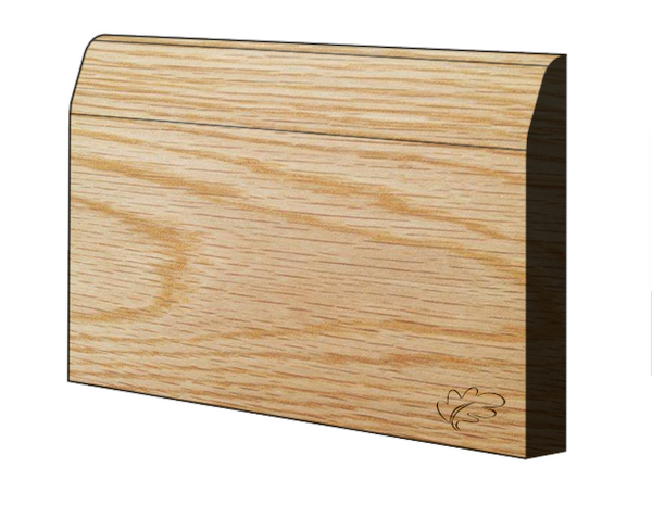 Chamfered & Round - American White Oak Skirting & Architrave