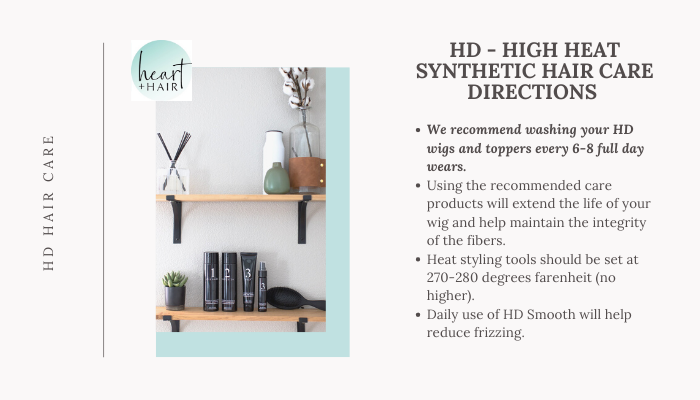 HD - HIGH HEAT SYNTHETIC HAIR CARE 