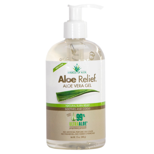 Aloe Relief Clear Gel - 12 oz. with Pump