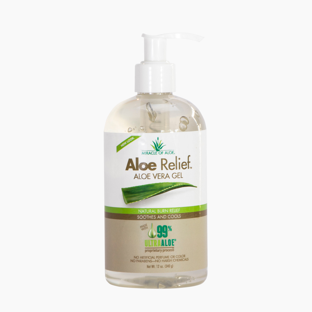 Image of Aloe Relief Aloe Vera Gel Clear 12oz.