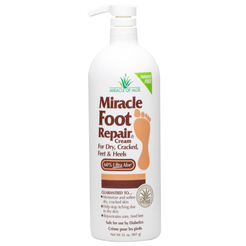 32 ounce Miracle Foot Repair with pump.