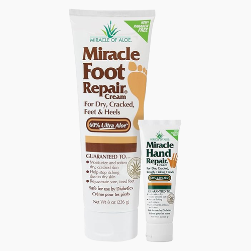 Miracle Foot Repair Cream, 8 oz. plus 1 oz. Miracle Hand Repair