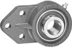 1 1/4" Insert Bearing with 3-Bolt Bracket Flange