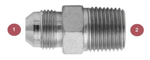 1/2" JIC Male x 1/2" NPTF Male Pipe 1.79" OAL - SSC-315572 - FAS:4404435 420665
