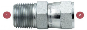 1/2" NPTF Male x 1/2" JIC Female Swivel - 215302 FAS 4404333