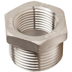 1-1/4" M x 1/2" F 150 lb 304 Stainless Steel Threaded Cast Hex Bushing